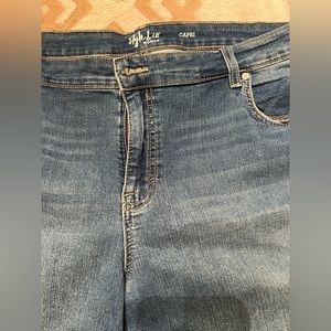 Style & co Capri jeans size 18w